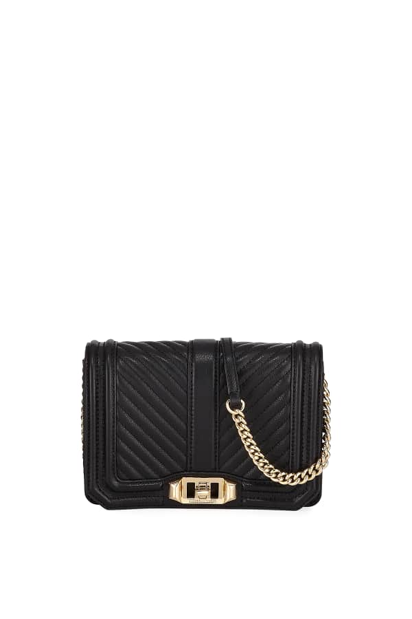 Rebecca Minkoff Love Chevron Quilted Small Crossbody Bag Neiman Marcus