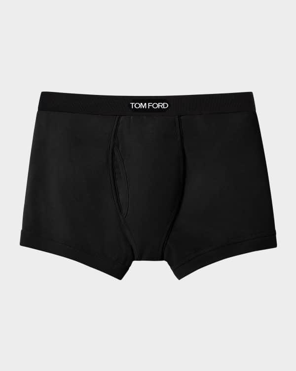 Men's 2-Pack Solid Jersey Logo-Waist Briefs