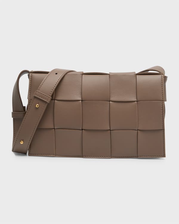 Bottega Cassette Woven Leather Crossbody Bag Neiman Marcus