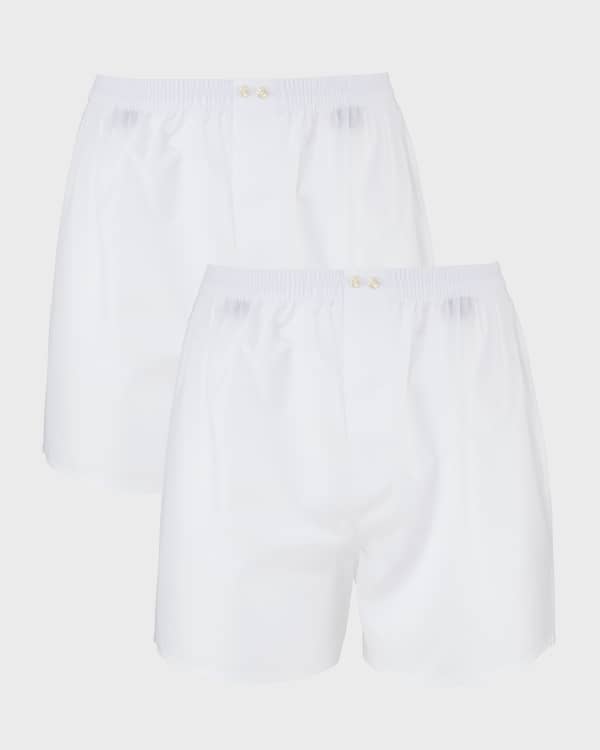 LUX MAESTRO Men's Plain Button Boxer Trunk (Pack Of 3), Set-A, Medium
