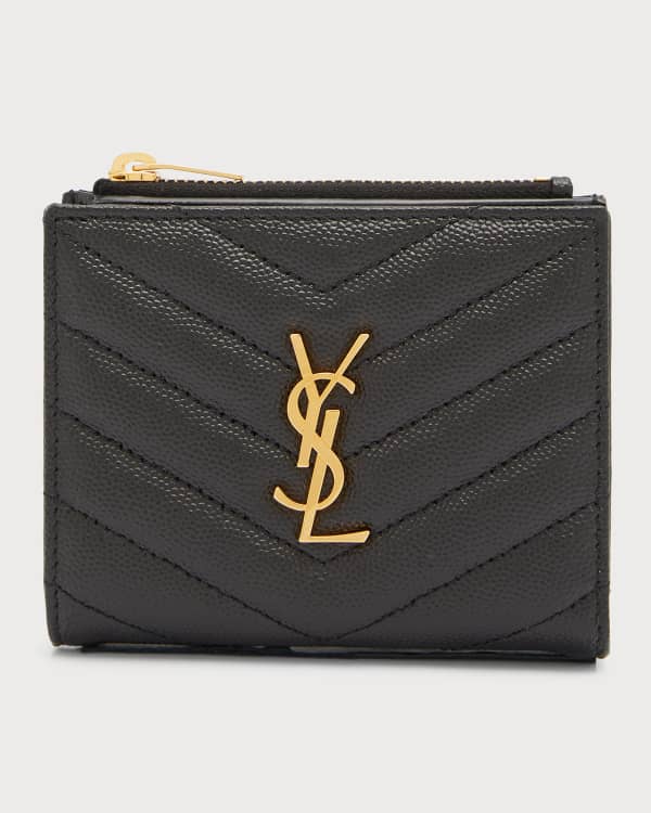SAINT LAURENT ブラック カードケース　ジップウォレット SAINT LAURENT ブラック カードケース ジップウォレット