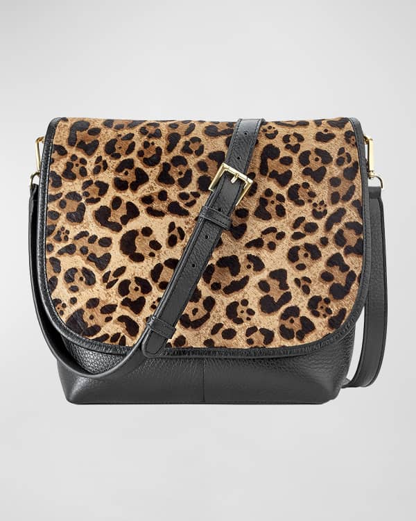 Monogram Stripe Leopard North South Bag