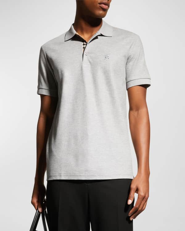 Versace Men's Greca-Collar Polo Shirt | Neiman Marcus