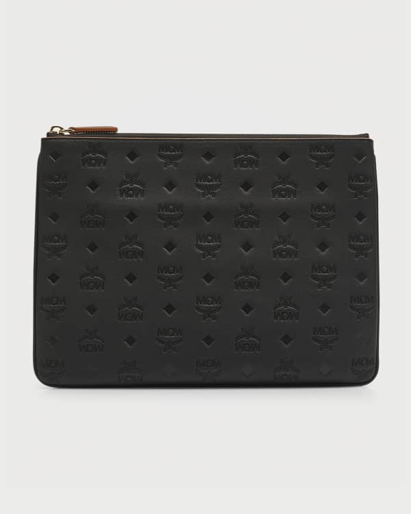 MCM Mini Cassette Tape Pouch Bag Neiman Marcus