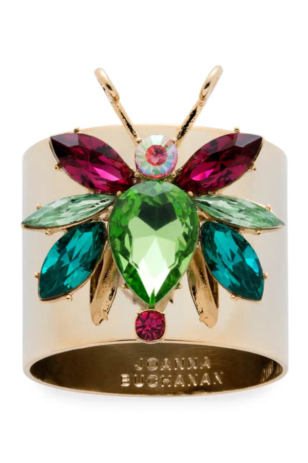Joanna Buchanan Multi-Bug Napkin Rings, Set of 2 | Neiman Marcus