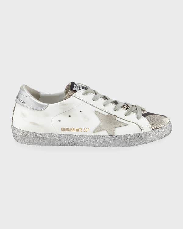 Golden Goose Ballstar Glitter Low-Top Sneakers | Neiman Marcus