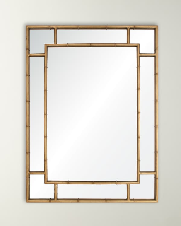 Antiqued Iron Gold Mirror Neiman Marcus