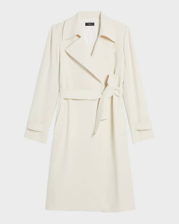 Theory camel wool on sale coat