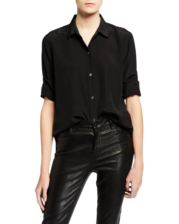 Black Embellished Button-down Shirt With Pants main image 0