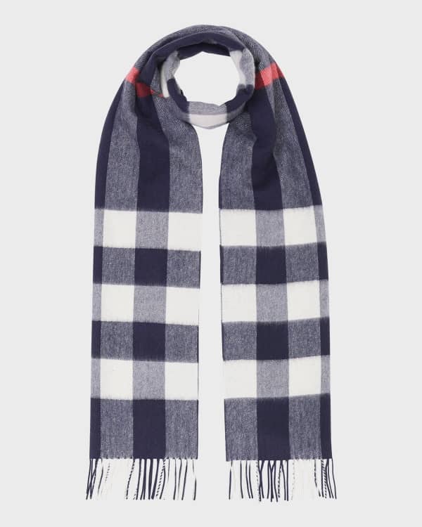 Half mega cheap check burberry scarf