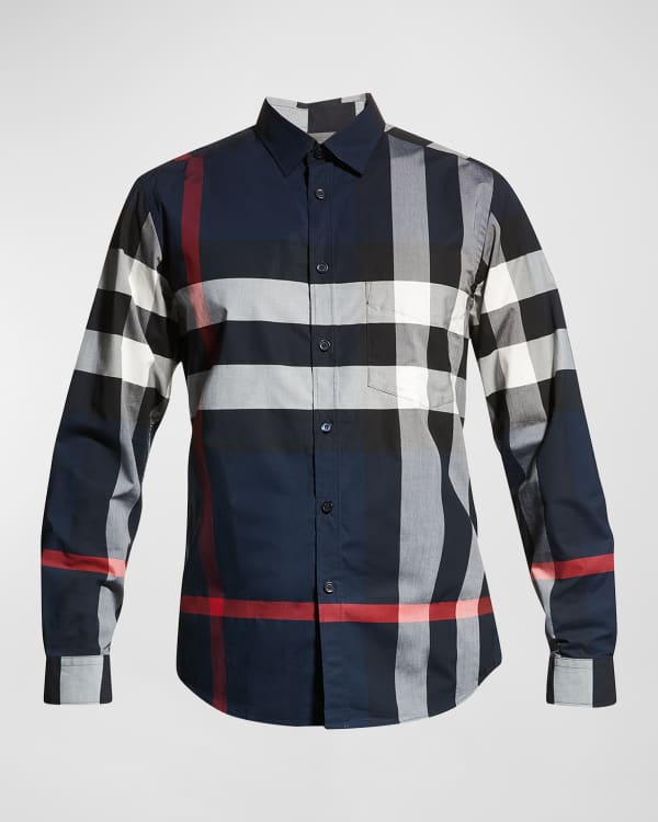 Burberry Men's Causton Multi-Plaid Sport Shirt