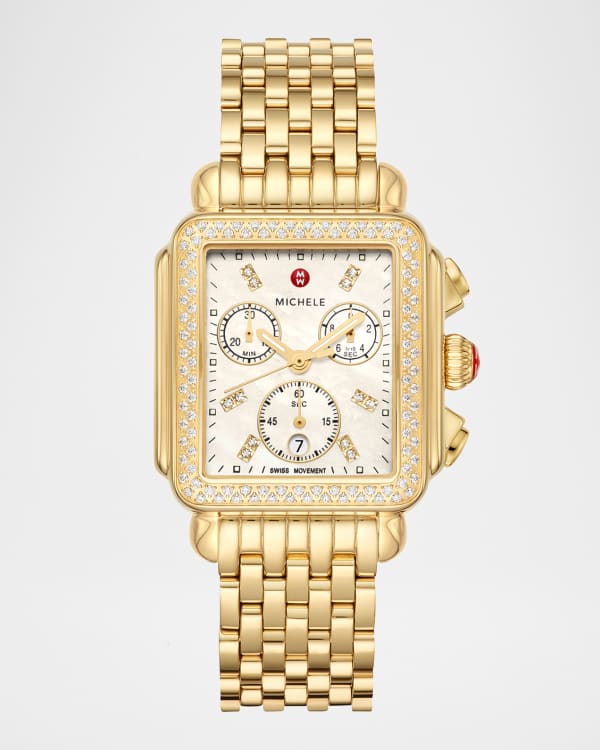 Michele watch blue face 2025