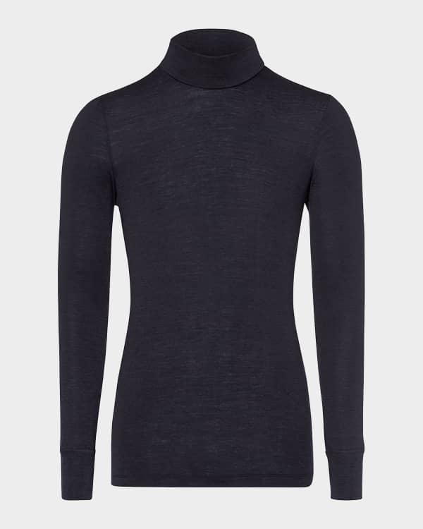 Mens silk mock turtleneck sweaters sale