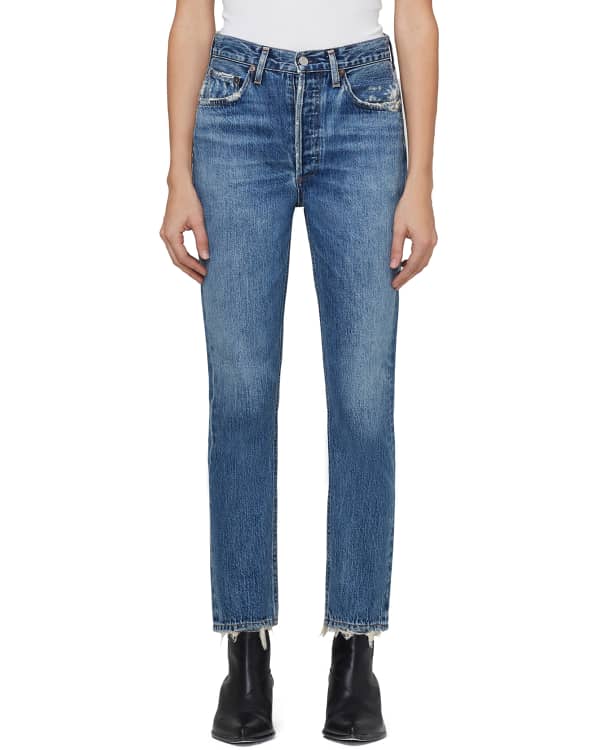 Hudson Nico Mid Rise Cigarette Jeans w Side Stripes Neiman Marcus