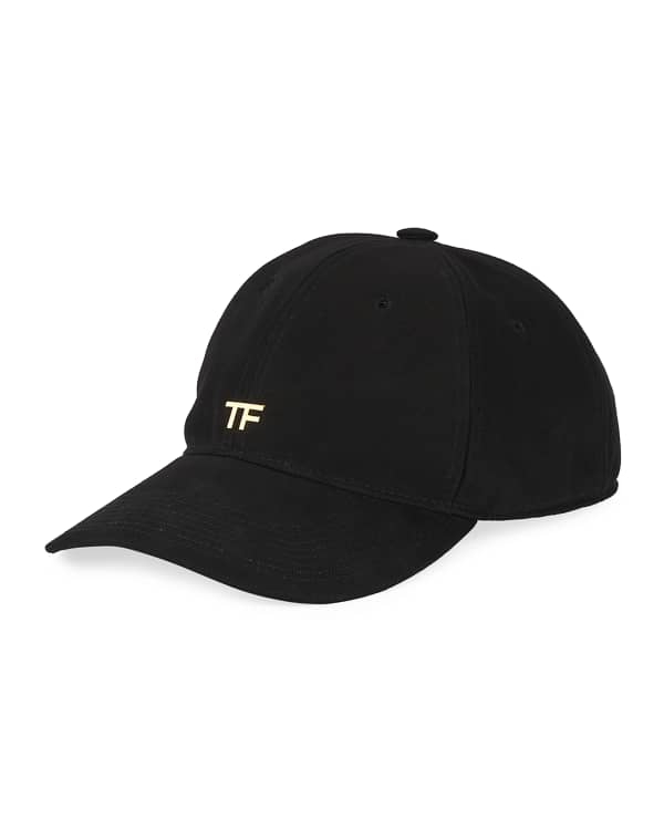 TOM FORD TF Logo Leather Baseball Cap | Neiman Marcus
