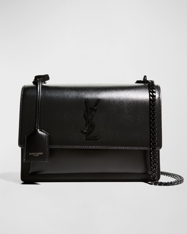 Saint Laurent Monogram Small Camera Bag in Black Grained Calfskin - SOLD