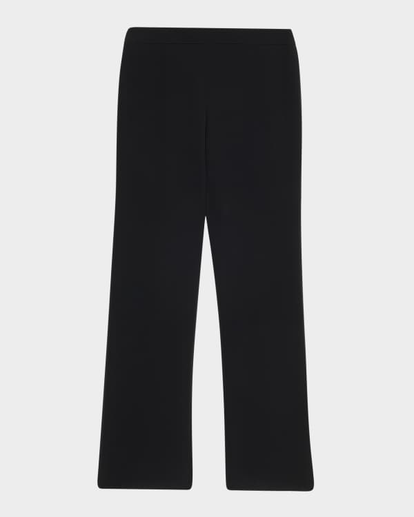Valentino Garavani High-Rise Wide-Leg Wool Trousers | Neiman
