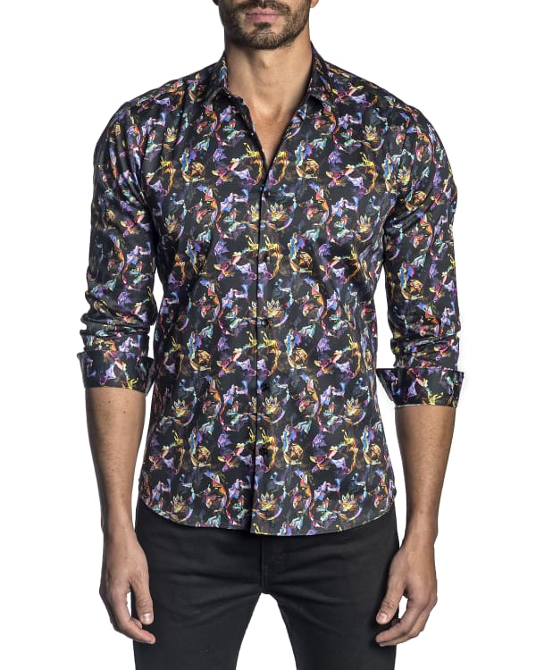 David donahue sale slim fit shirts