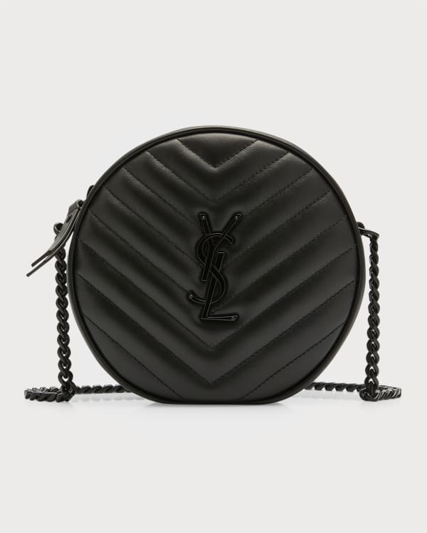 Ysl round black bag