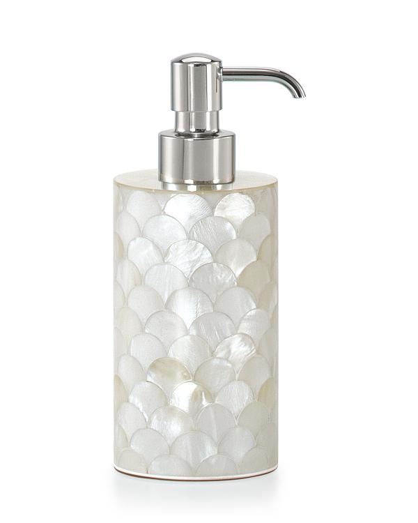 Pigeon and Poodle Pomaria Brushed Silver Soap Pump Dispenser | Neiman ...
