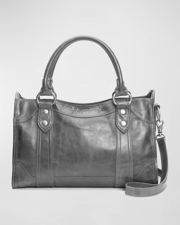 Dolce&Gabbana Grey Patent Leather Miss Sicily Small Bag