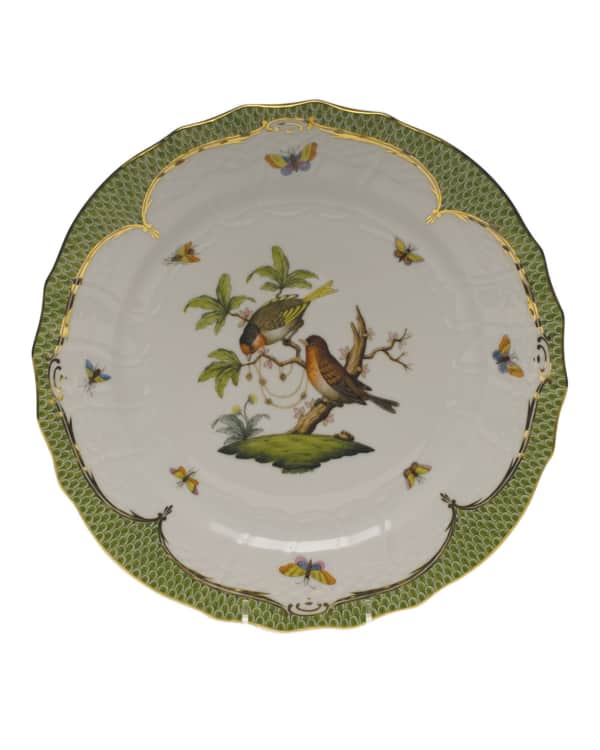 MacKenzie-Childs Thistle & Bee Dinner Plate - Ribbon