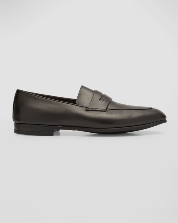 Bally Men's Nolam Leather Moccasin Loafers | Neiman Marcus
