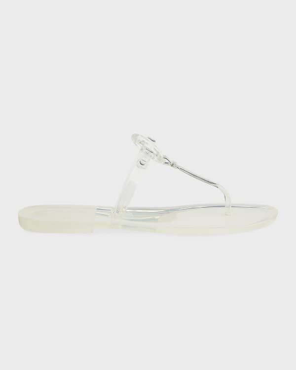 Tory Burch Mini Miller Flat Thong Black Sandal (9, Black) : Tory