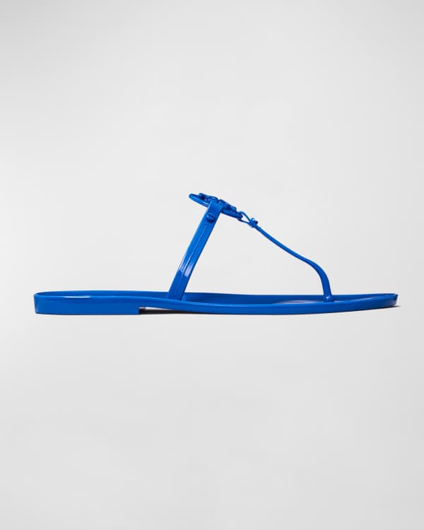 Tory Burch Capri Beaded Leather Thong Sandals | Neiman Marcus