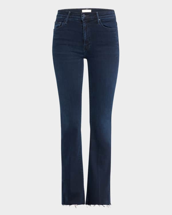 MOTHER The Insider Crop Step Fray Jeans | Neiman Marcus