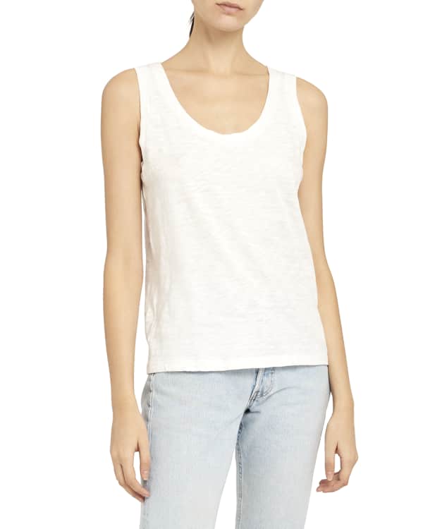 Misook Petite Scoop Neck Knit Tank Neiman Marcus