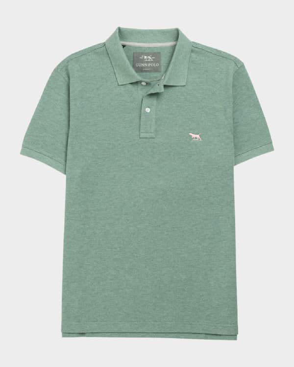 Vince Men's Seed Stitch Polo Shirt | Neiman Marcus