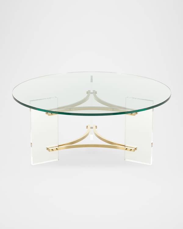 Interlude Home Christelle Acrylic Coffee Table Neiman Marcus