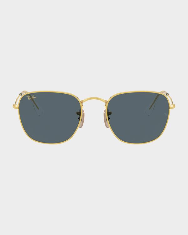 Laveau Nylon Sunglasses, Black +Black and Crystal 24K