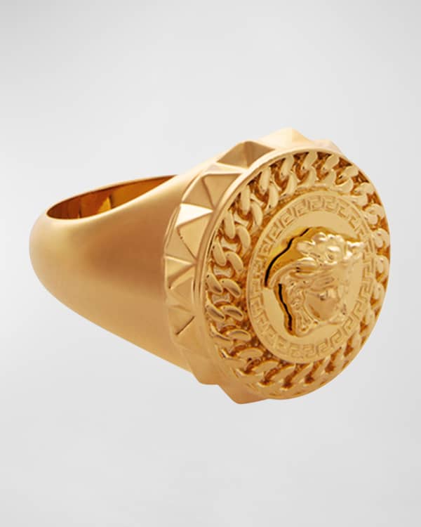 Versace Men's Tribute Medusa Head Ring | Neiman Marcus