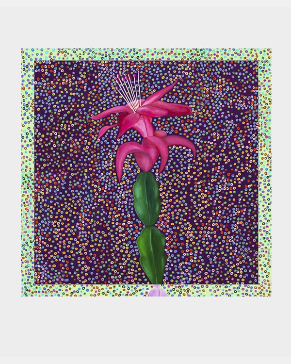 Johnny Was Babushka Tasseled Silk Scarf Neiman Marcus