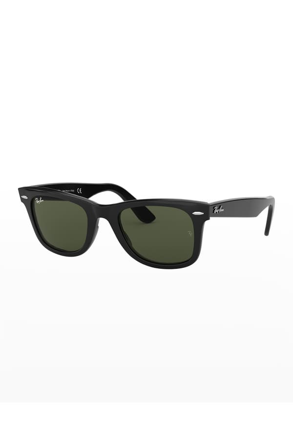 RayBan Men's Square Polarized Propionate Sunglasses Neiman Marcus