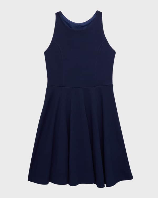 Milly Minis Girl s Feather Cady Fit and Flare Dress Size 7 14