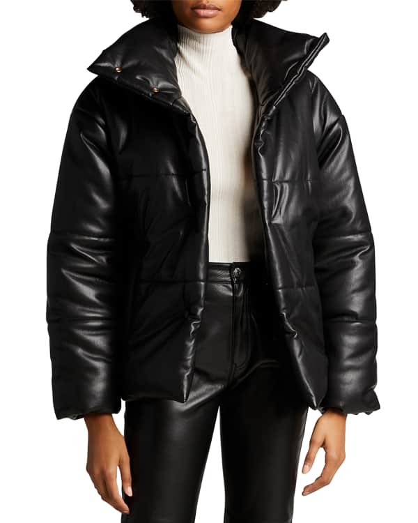 Bardot Tasmin Cropped Puffer Jacket Neiman Marcus