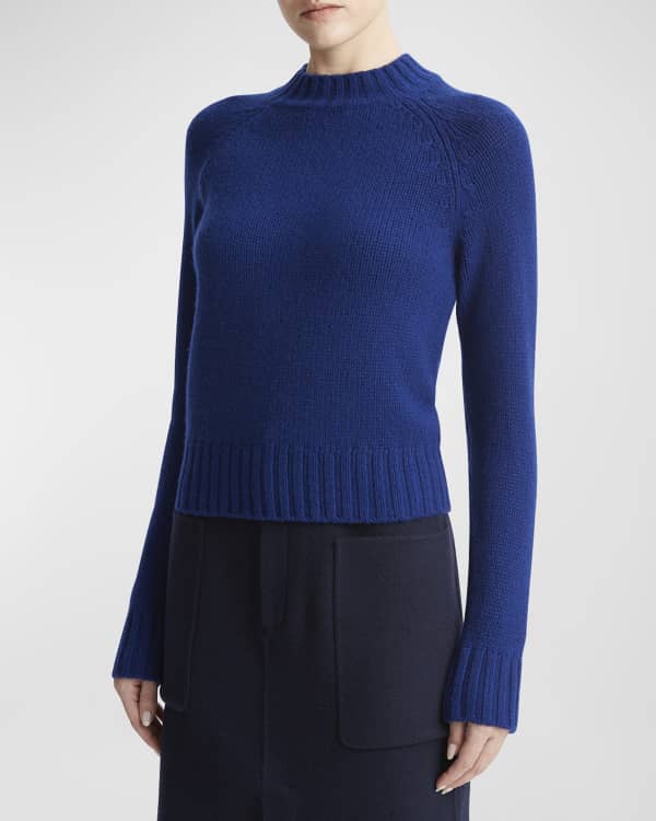Vince Button Cuff Turtleneck Sweater Neiman Marcus
