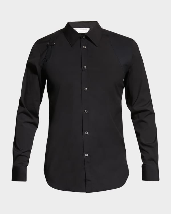 Alexander McQueen】アシンメトリーデザインチェックシャツ