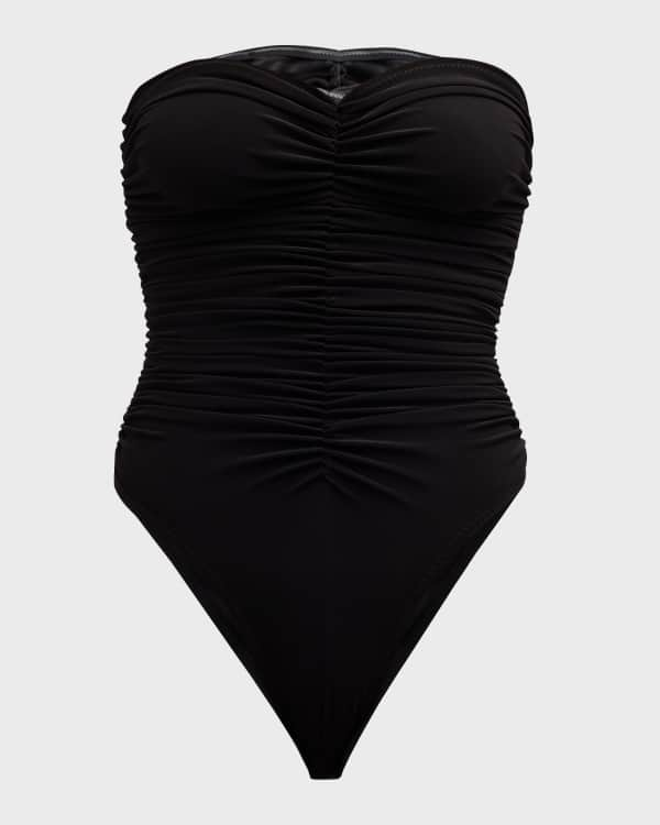 NORMA KAMALI Corset Mio strapless swimsuit