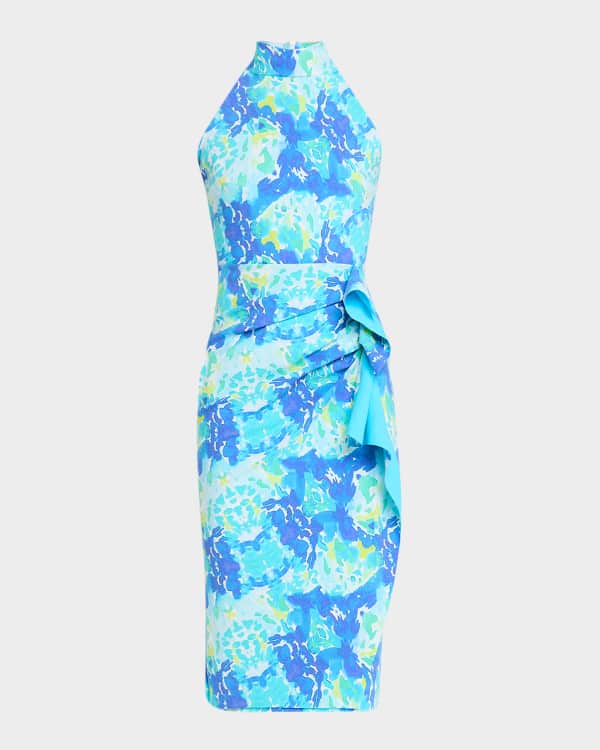 Ellen Strapless Sequin Midi Dress