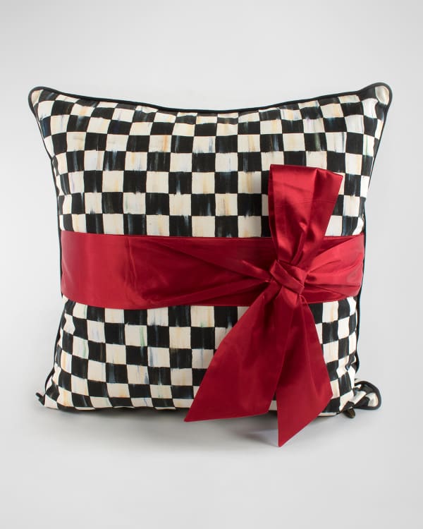 マッケンジーチャイルズ　大型スクエアクッション MacKenzie-Childs Amsterdam Square Pillow | Neiman Marcus