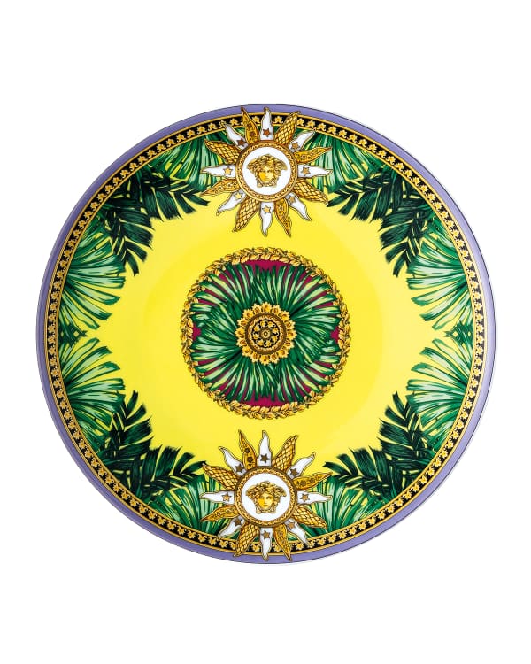 Versace Medusa Rhapsody Blue Bread & Butter Plate Neiman Marcus