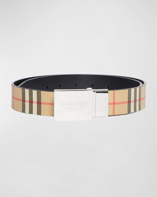 Burberry Reversible Navy and Black Monogram TB Belt – BlackSkinny