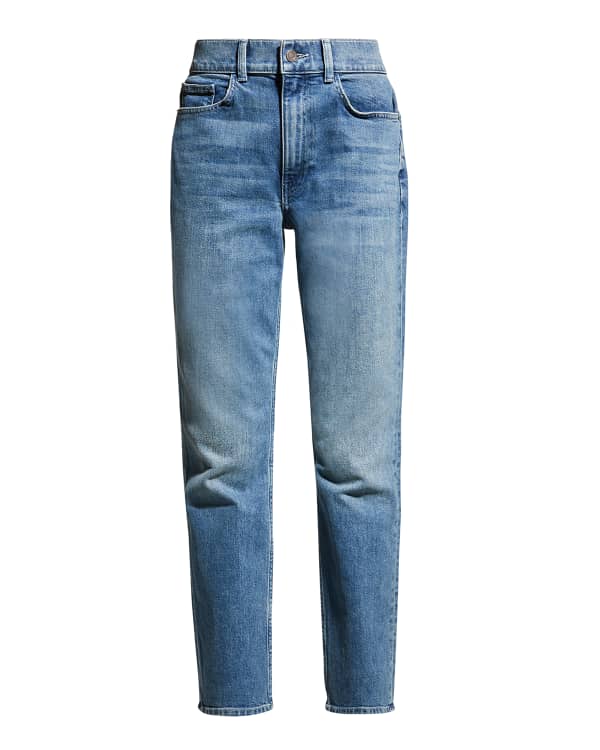 Lafayette 148 New York Thompson Yarn Dyed Denim Slim Leg Jeans