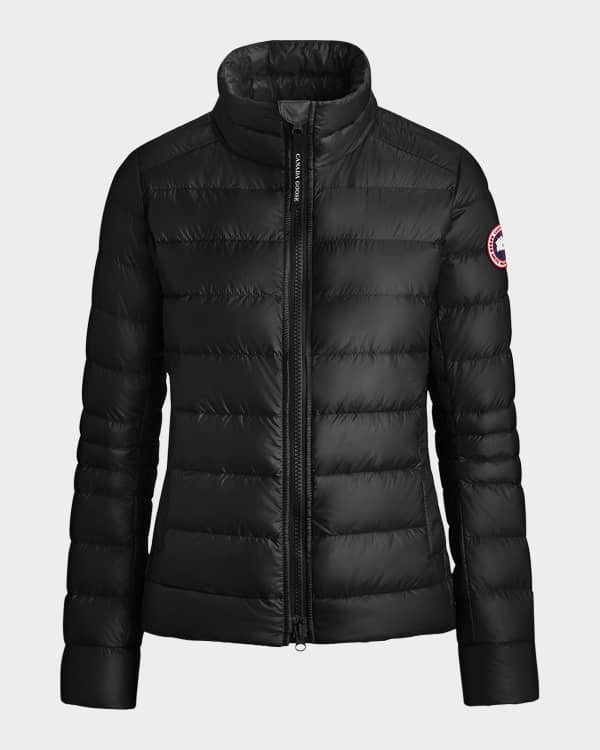 Canada goose black label arosa quilted hooded parka outlet