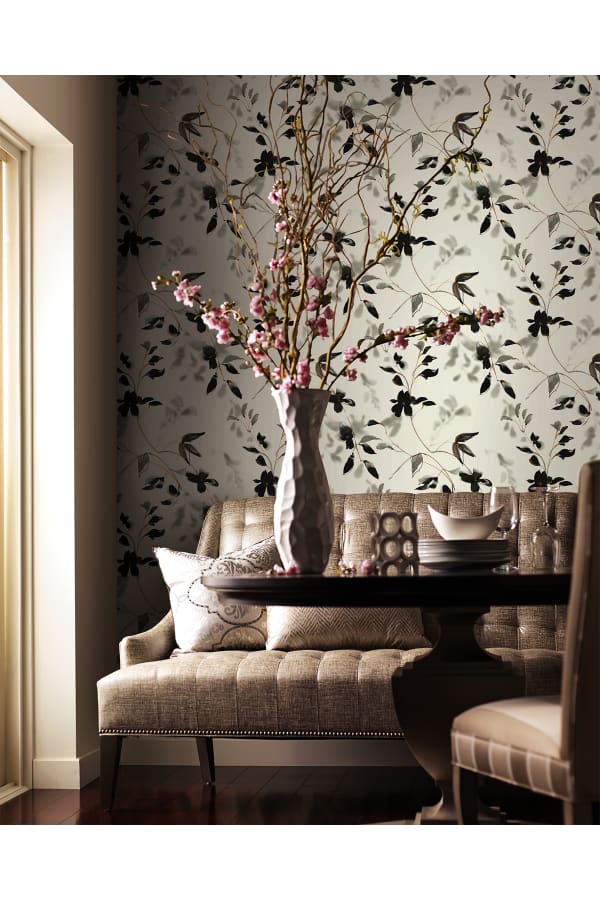 York Wallcoverings Linden Flower Wallpaper Sample Neiman Marcus