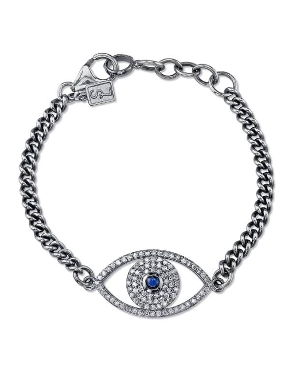 Sheryl Lowe Diamond Evil Eye Bracelet Neiman Marcus